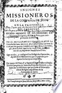 Insignes, Missioneros de la Compañia de Jesus en Paraguay