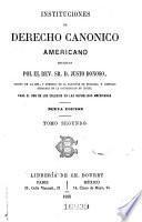 Instituciones de derecho canónico americano