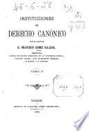 Instituciones de derecho canónico