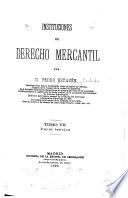 Instituciones de derecho mercantil