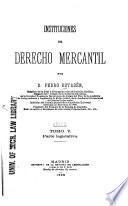 Instituciones de derecho mercantil
