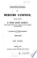 Instituciones del derecho canonico