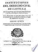 Instituciones del derecho civil de Castilla