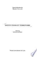 Institutions et territoire