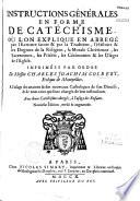 Instructions générales sous forme de catéchisme