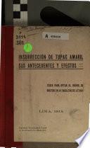 Insurrección de Tupac Amaru
