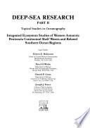 Integrated Ecosystem Studies of Western Antarctic Peninsula Continental Shelf Waters and Related Southern Ocean Regions