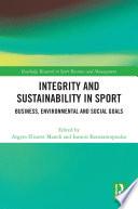 Integrity and Sustainability in Sport