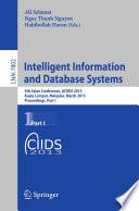 Intelligent Information and Database Systems