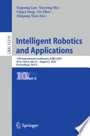 Intelligent Robotics and Applications