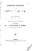 Intensivos ó superlativos de la lengua catalana
