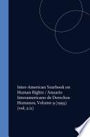 Inter-American Yearbook on Human Rights / Anuario Interamericano de Derechos Humanos, Volume 9 (1993)
