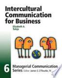 Intercultural Communication for Business