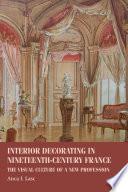Interior decorating in nineteenth-century France