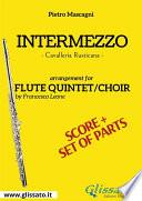 Intermezzo - Flute quintet/choir score & parts