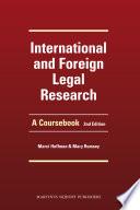 International and Foreign Legal Research