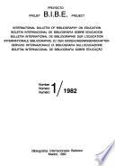 International Bulletin of Bibliography on Education