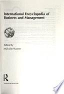 International Encyclopedia of Business and Management