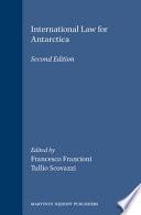 International Law for Antarctica