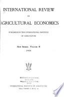 International Review of Agricultural Economics