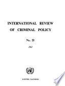 International Review of Criminal Policy
