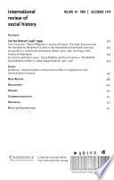 International Review of Social History