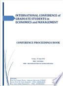 INTERNATIONAL SCIENTIFIC CONFERENCE FOR MASTER STUDENTS IN “ECONOMICS AND MANAGEMENT” MAJORS - 2019