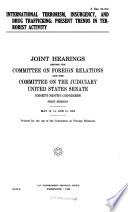 International Terrorism, Insurgency, and Drug Trafficking