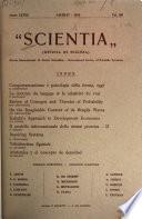 Internationale zeitschrift für wissenschaftliche synthese