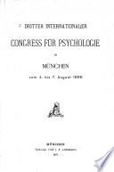 ... Internationaler Kongress für Psychologie