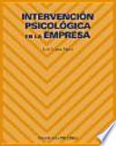 Intervención psicológica en la empresa
