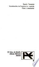 Introducción a la Constitución española