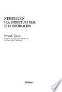 Introducción a la estructura real de la información