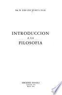 Introducción a la filosofía
