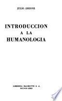 Introducción a la humanología