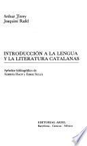 Introducción a la lengua y la literatura catalanas