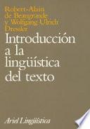 Introducción a la lingüística del texto