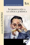 Introducción a la lógica jurídica