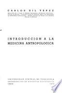 Introducción a la medicina antropológica