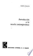 Introducción a la novela contemporánea