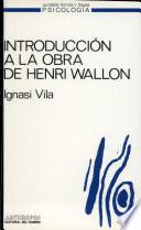Introducción a la obra de Henri Wallon