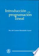 Introducción a la programación lineal