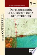 Introducción a la sociología del derecho