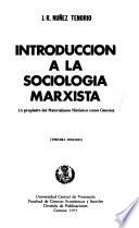 Introducción a la sociología marxista
