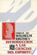 Introducción a las ciencias del espíritu