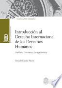 Introducción al derecho internacional de los Derechos Humanos