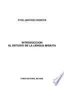 Introducción al estudio de la lengua miskita