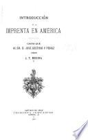 Introducción de la imprenta en América