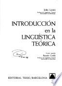 Introducción en la lingüística teórica