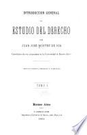 Introducción general al estudio del derecho